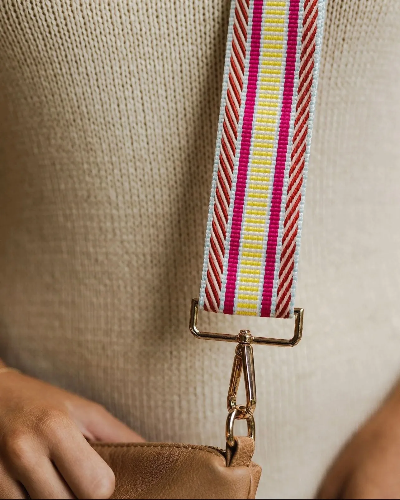 Jazzy Guitar Strap Candy Pink