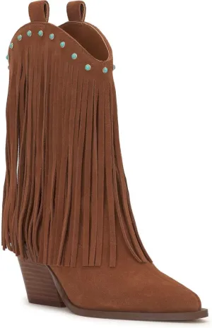 Jessica Simpson Womens Paredisa Rhinestone Pointed Toe Cowboy, Western Boots