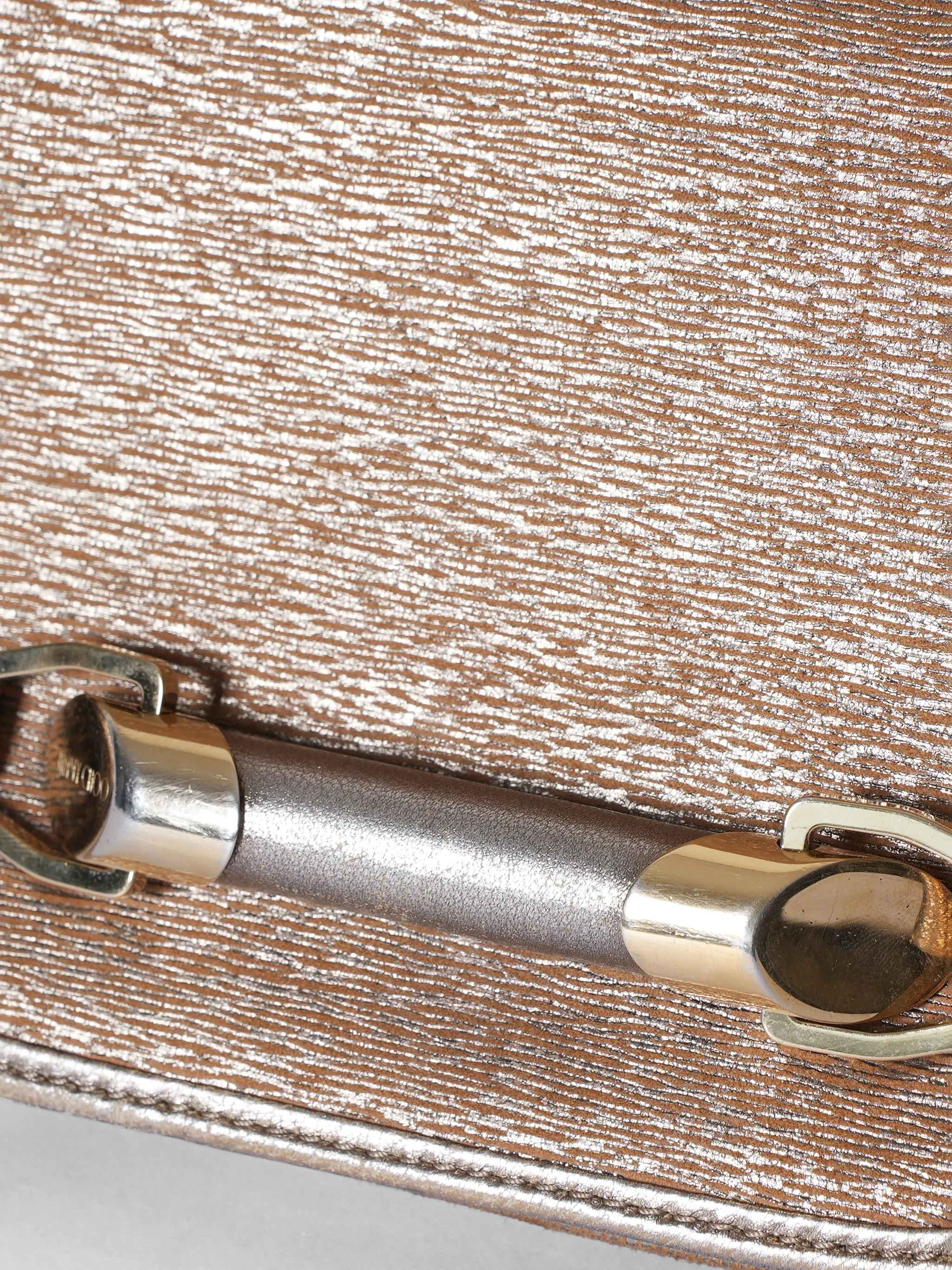 Jimmy Choo Metallic Crossbody Sling Bag