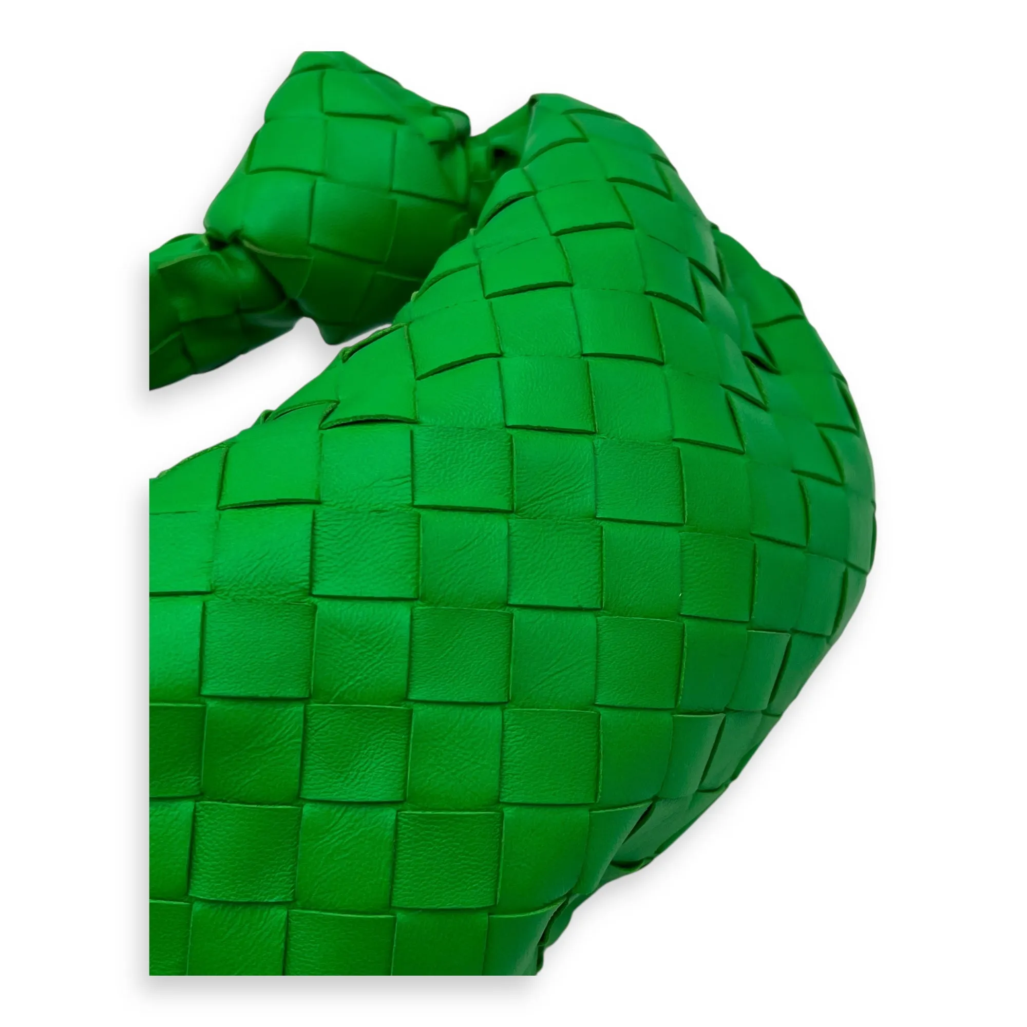 Jodie Mini Green Top Handle Bag in Lambskin, Gold hardware