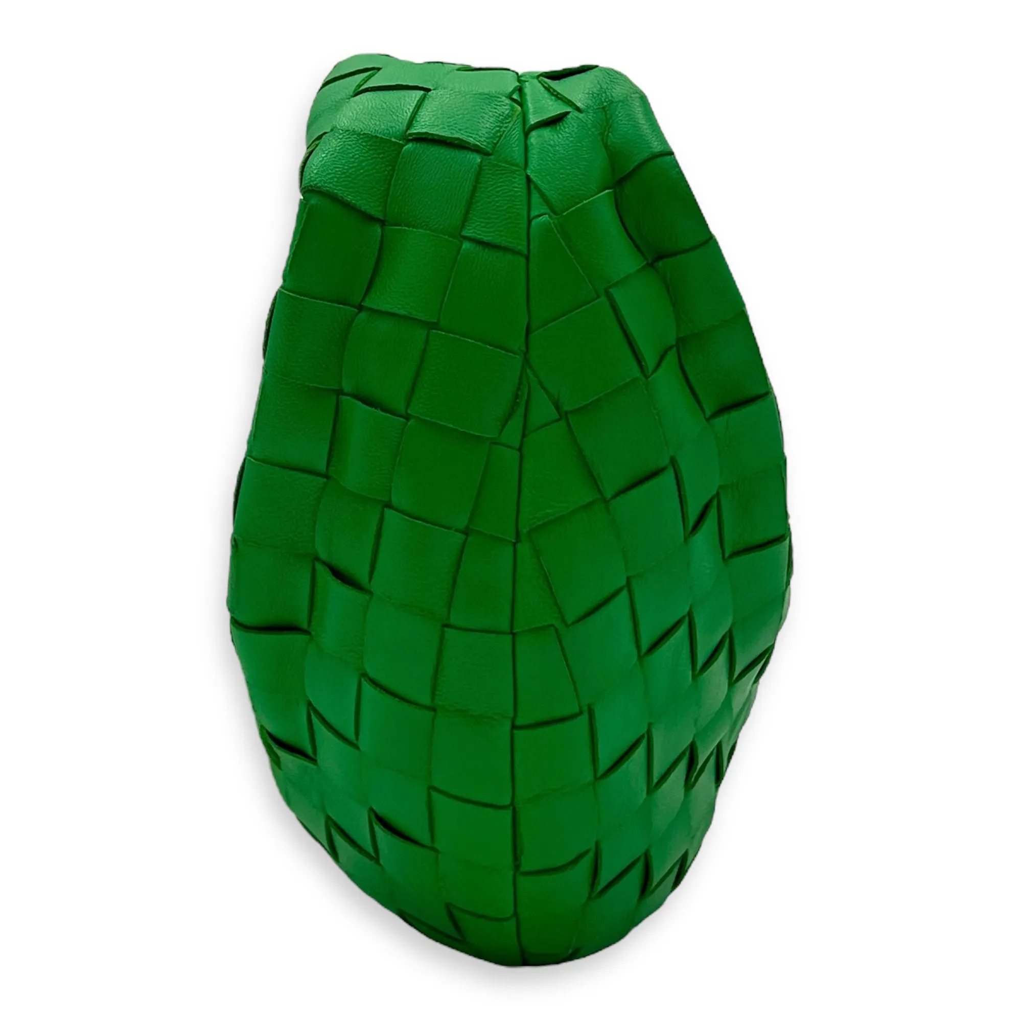 Jodie Mini Green Top Handle Bag in Lambskin, Gold hardware