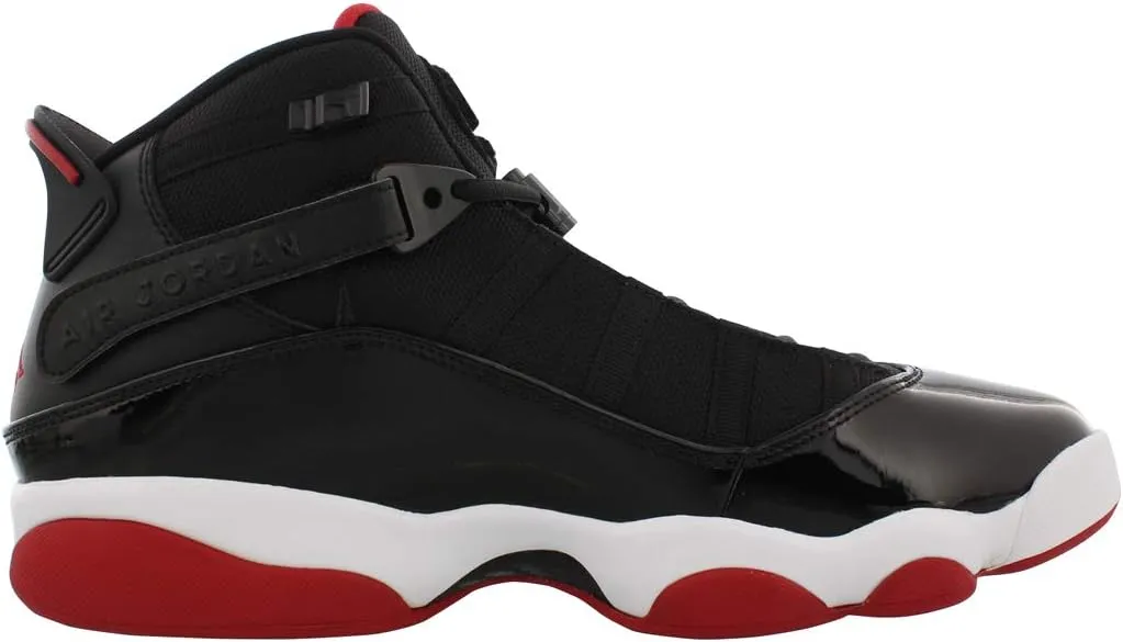 Jordan 6 Rings Men's Shoes (322992-062, Black/White/Varsity Red)