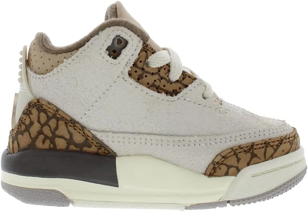Jordan Toddler's 3 Retro Palomino Lt Orewood Brown/Gold (DM0968 102)
