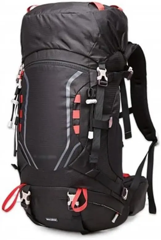 JSEIAJB 40 Liters Mountaineer Backpack Large Capacity Hiking Camping Daypack Molle Trekking Bag for Climbing Sports Outdoor