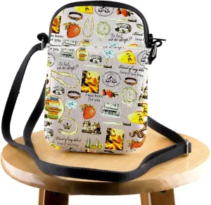 JYTAPP Scotland Scottish Crossbody Bag Dragonfly Gift Characters Travel Crossbody Purse Bag