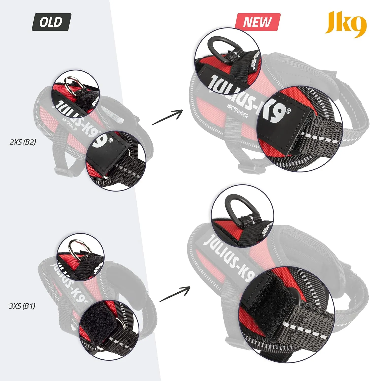 K9 Powerharness, Size: Mini Mini, Black