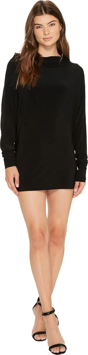 KAMALIKULTURE by Norma Kamali Women's All in One Mini, Black, X-Large