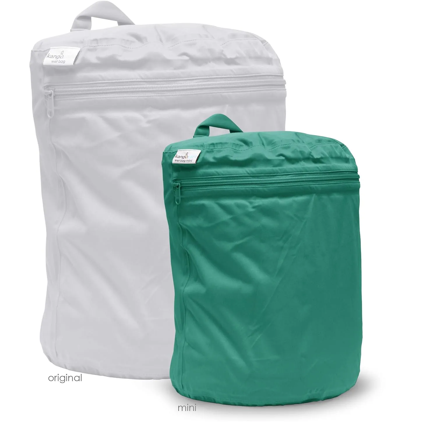 Kanga Care Wet Bag Mini Seam Sealed Waterproof 3D Dimensional for Baby Cloth Diapers, Travel, Beach, Pool, Gym, Swim | Peacock