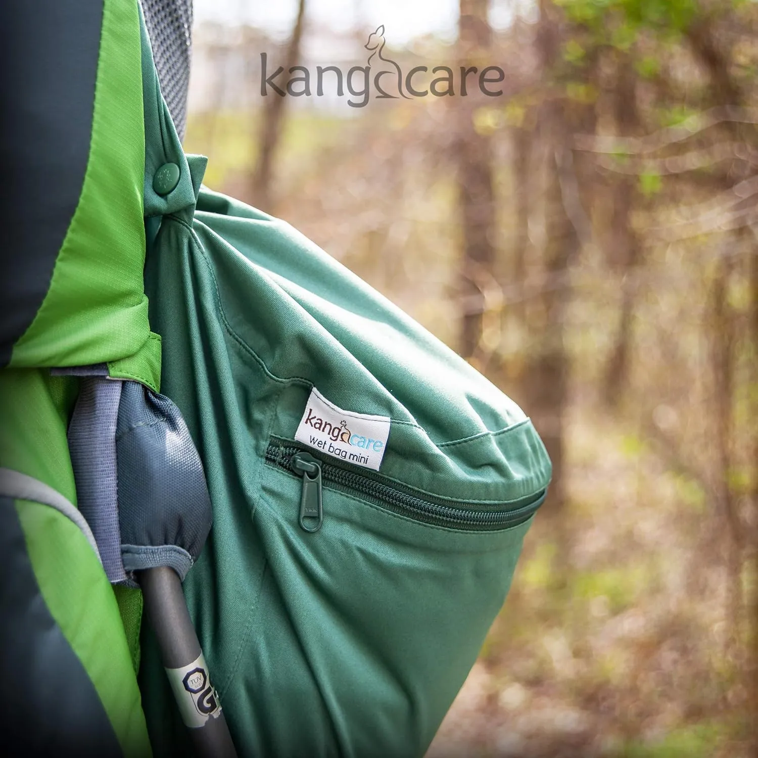 Kanga Care Wet Bag Mini Seam Sealed Waterproof 3D Dimensional for Baby Cloth Diapers, Travel, Beach, Pool, Gym, Swim | Willow
