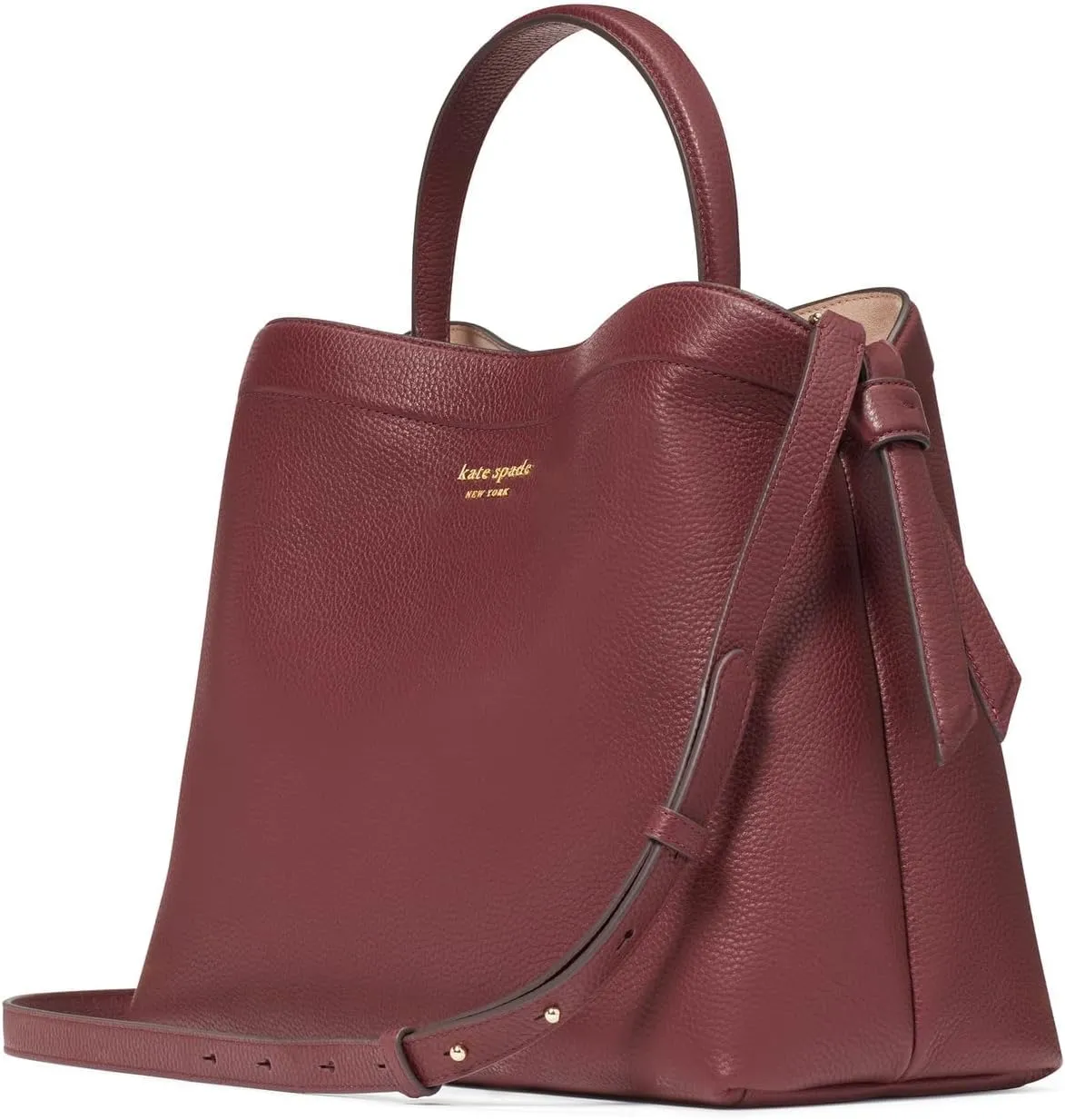 kate spade new york Knott Pebbled Leather Large Top Handle
