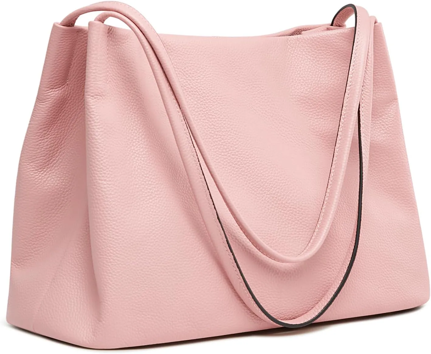 Kattee Leather Tote Bags for Women, Casual Shoulder Hobo Purses and Handbags, Top Magnetic Snap Closure