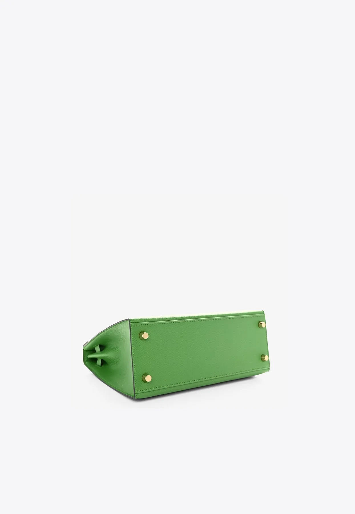 Kelly 25 Sellier in Vert Yucca Epsom Leather with Gold Hardware