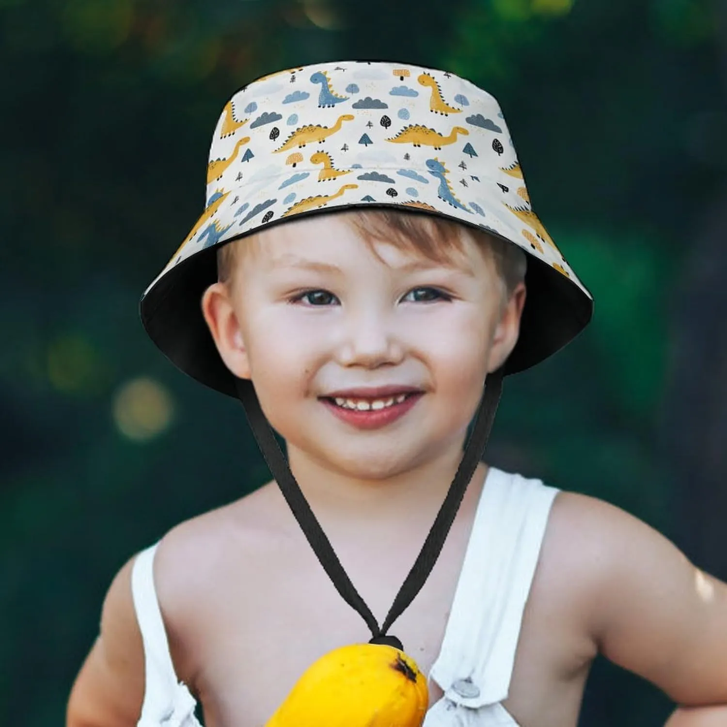 Kids Hats Mermaid Boys Girls Summer Bucket Travel Beach Sun Hat Cap Wide Brim for Toddler Children