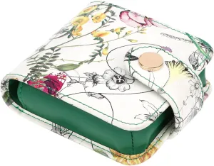 kilofly Genuine Leather Double Lipstick Case Cosmetic Makeup Holder   Gift Box