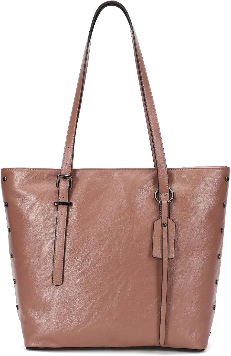 KL928 Handbag for Women Tote Bag PU Leather Large Shoulder Bag Top Handle Satchel Purses 2Pcs Set