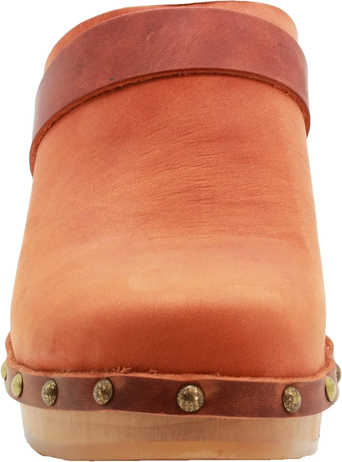 KLÄGN Swedish Wooden Mid-Heel Clogs