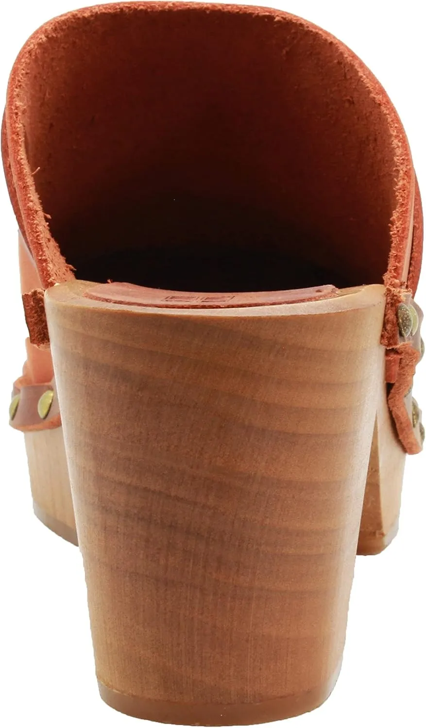 KLÄGN Swedish Wooden Mid-Heel Clogs