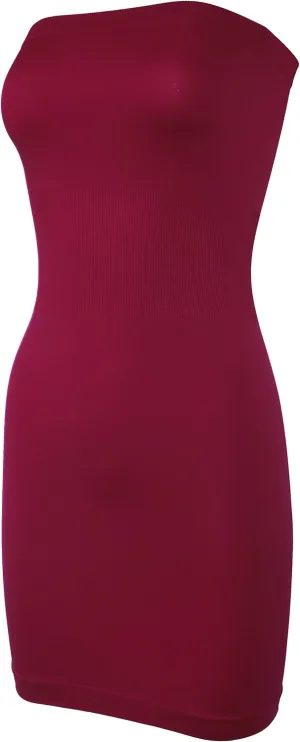 KMystic Seamless Strapless Tube Slip Dress