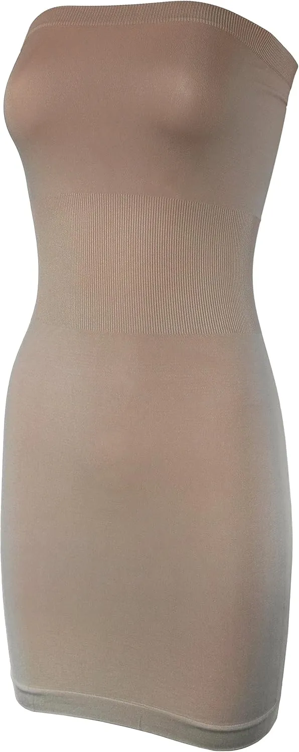 KMystic Seamless Strapless Tube Slip Dress