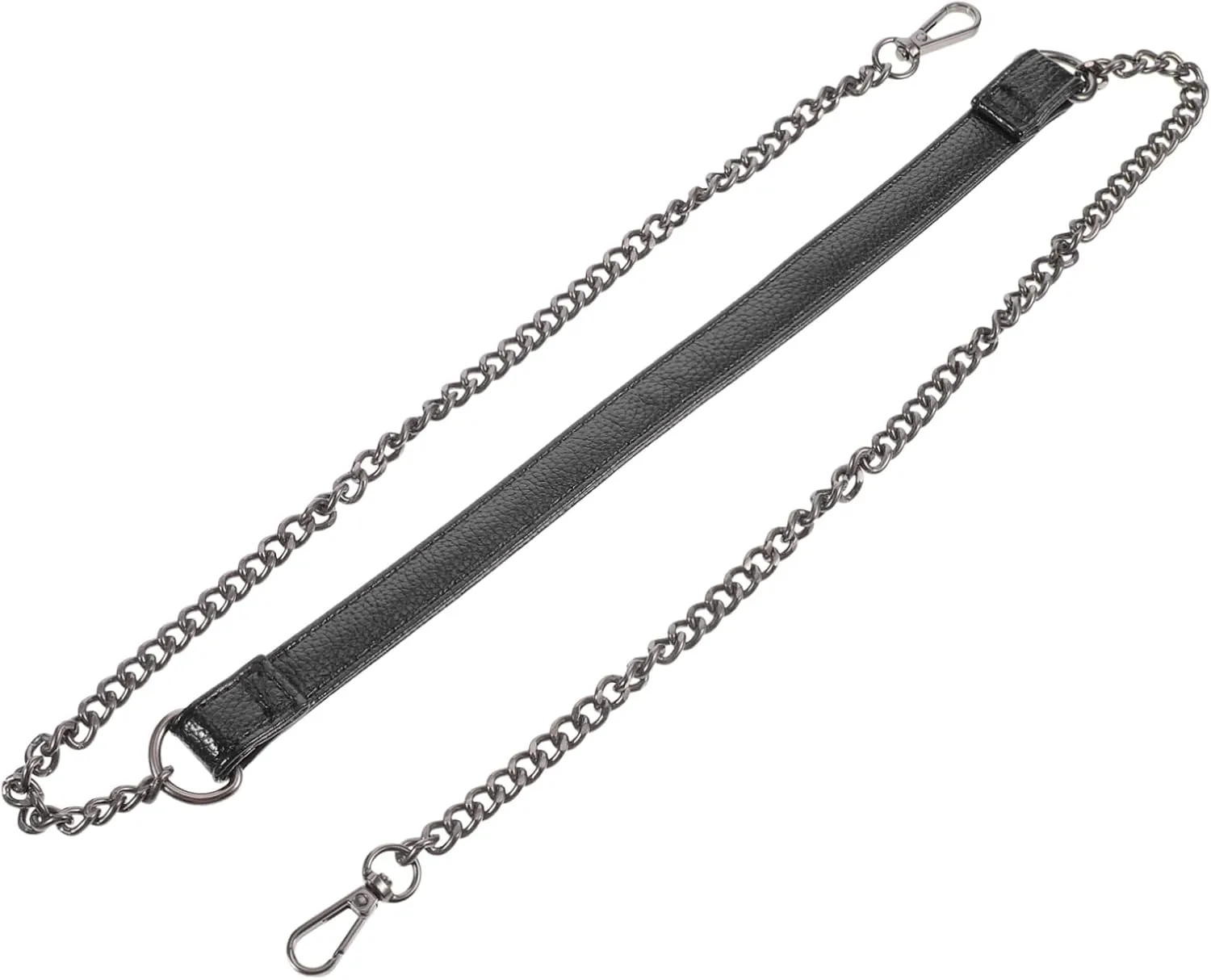 KONTONTY Elegant Alloy Chain Bag Strap Interchangeable Purse Strap for Shoulder/Crossbody Bag Shiny Alloy Ball Chain
