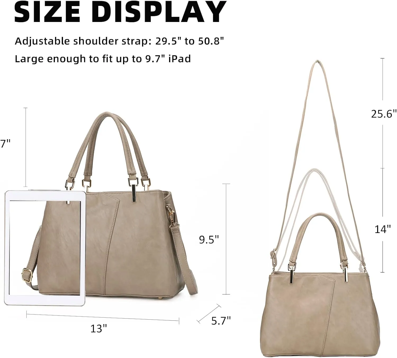 KouLi Buir Hobo, PU Leather Purses and Handbags - Shoulder, Crossbody, Top Handle, Tote Bags for Women