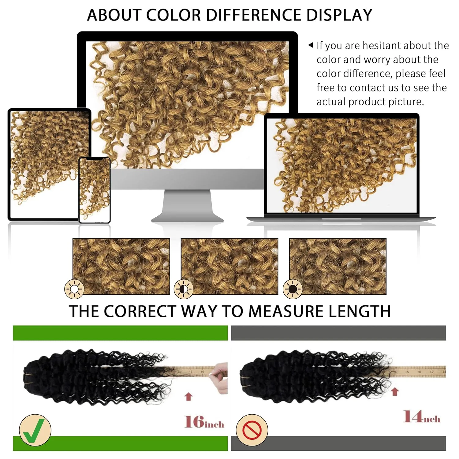 Lacer 3B 3C Jerry Curly Hair Extensions Clip Ins #1B/27 16 Inch Curly Clip in Hair Extensions for Black Women Ombre Brown to Blonde 7Pcs 120G
