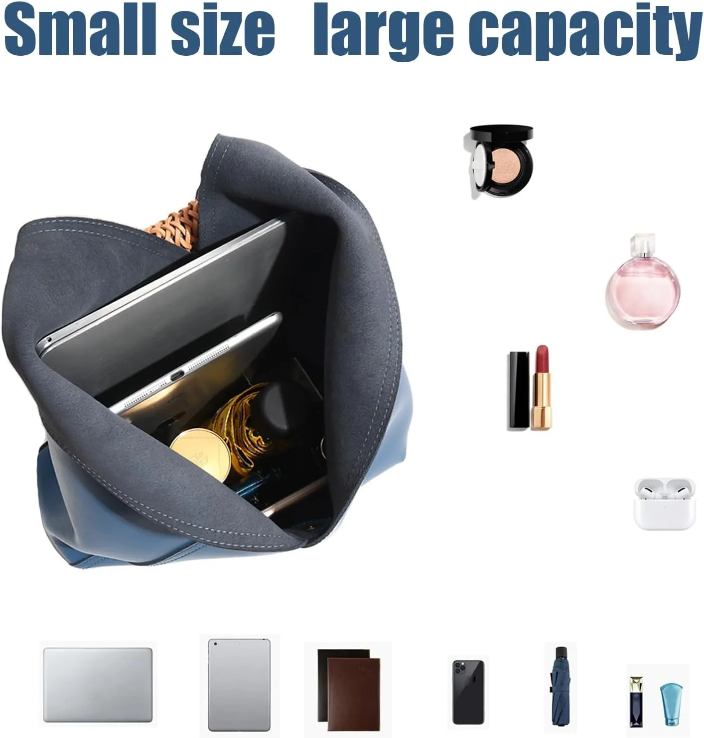 Ladies Fashion Shoulder Handbag,Minimalists Hobo Bags,Leather Bucket Bags,Classic Top Handle Handbag