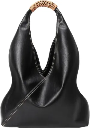 Ladies Fashion Shoulder Handbag,Minimalists Hobo Bags,Leather Bucket Bags,Classic Top Handle Handbag