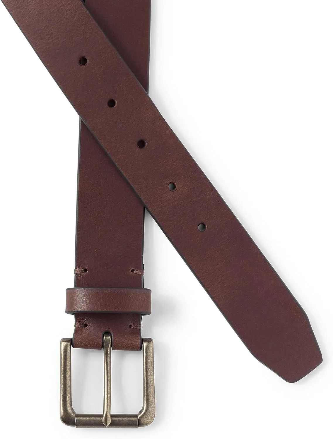 Lands' End Men's Leather Jean Belt