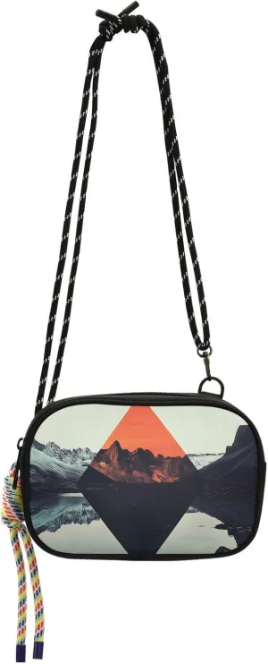 Landscape Lake Print Crossbody Handbags for Women Walking, Hiking Lightweight Shoulder Phone Purse