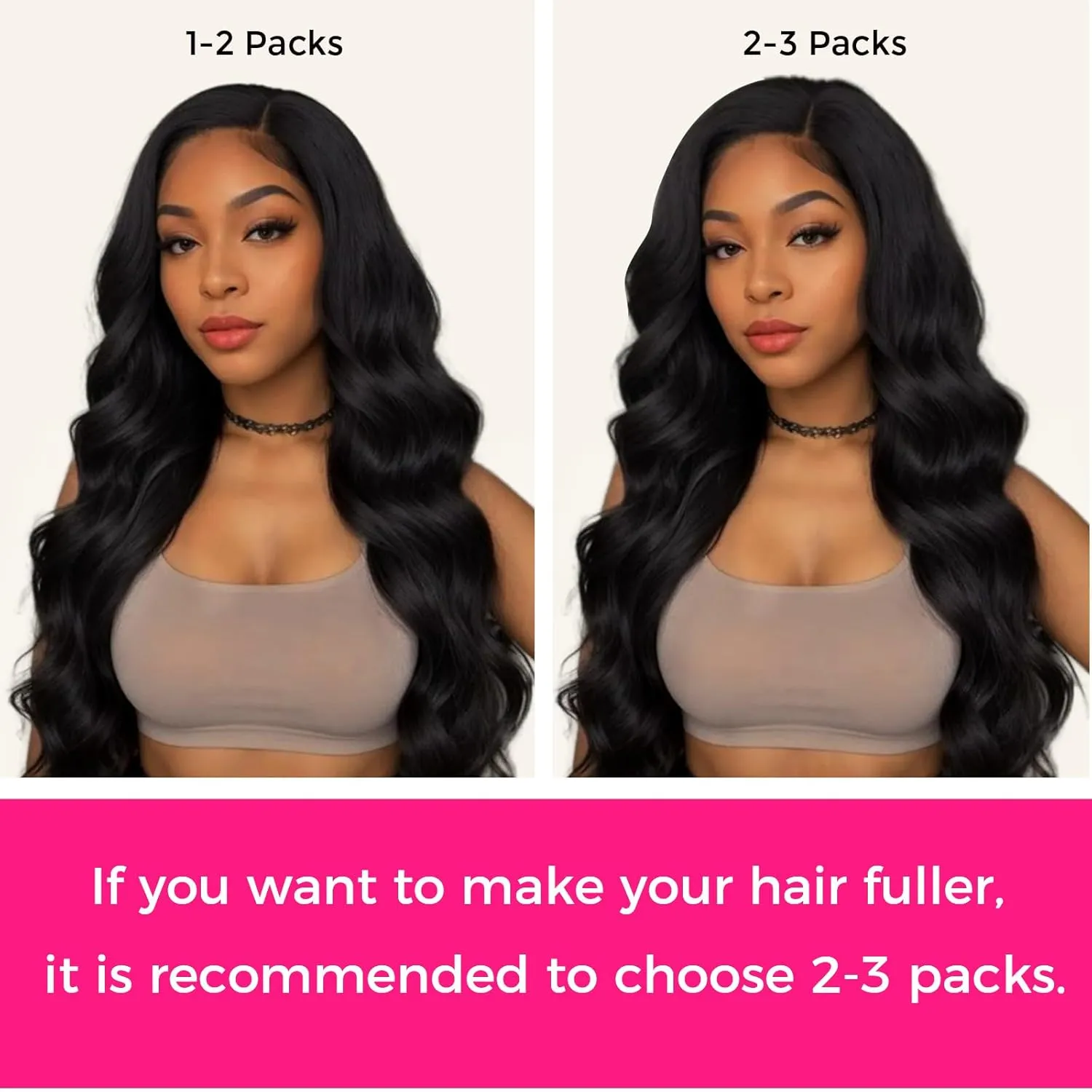 Lashey Seamless Clip in Human Hair Extensions - #1 Jet Black Body Wave 14 Inch PU Weft - 7pcs 110g Natural Real Hair for Women