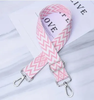 Lattice Print Purse Strap