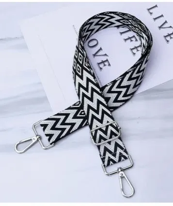 Lattice Print Purse Strap