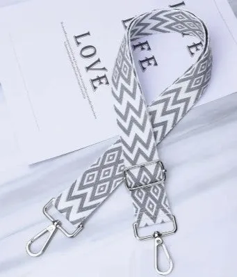 Lattice Print Purse Strap