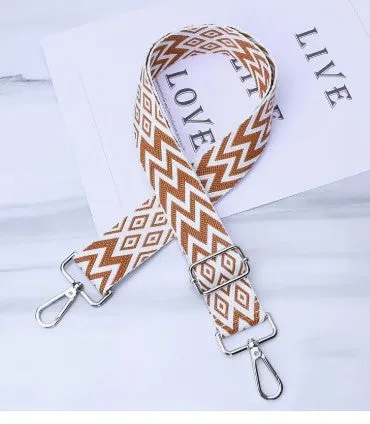 Lattice Print Purse Strap