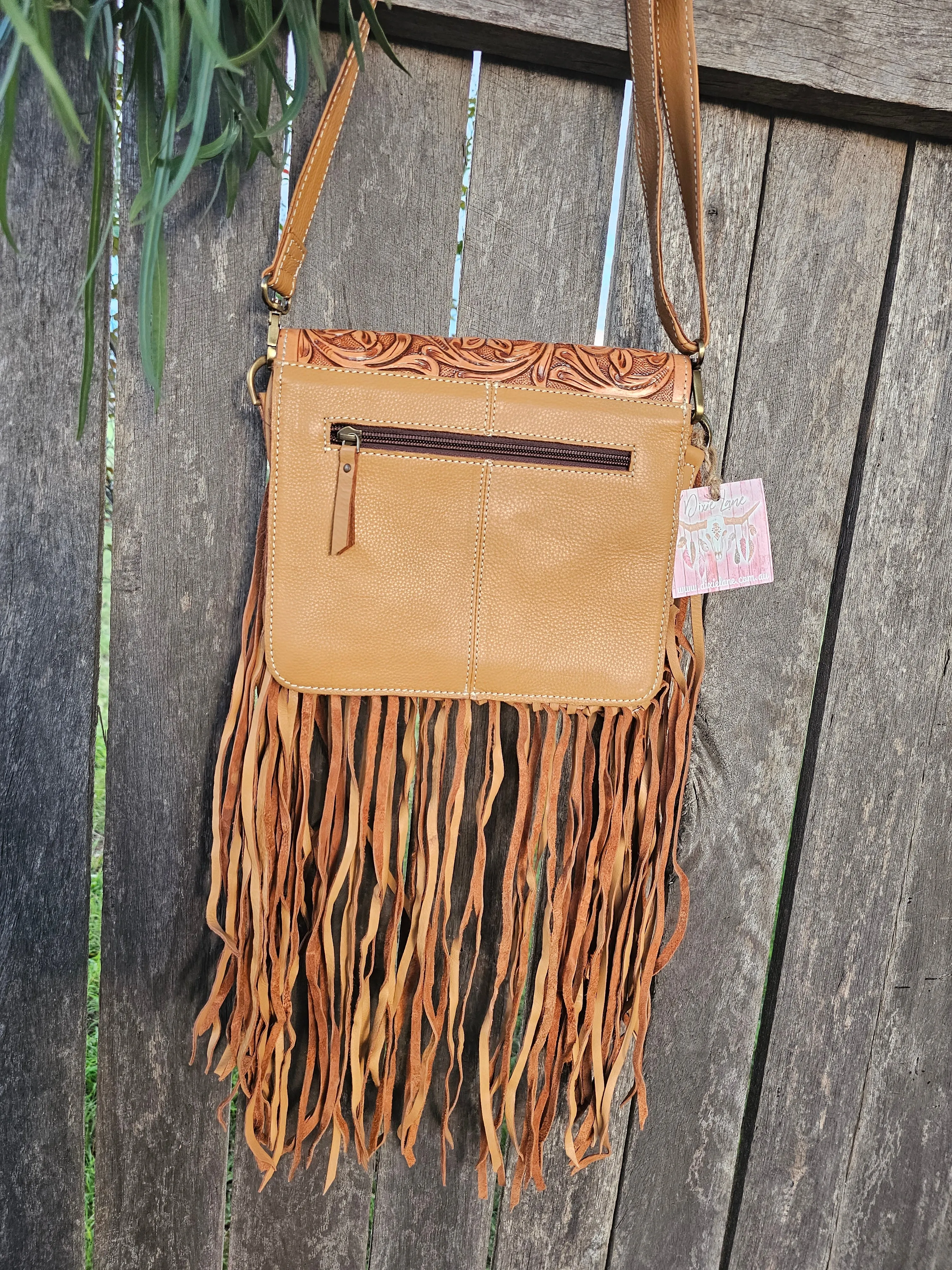 Leather & Hide Fringe Bag