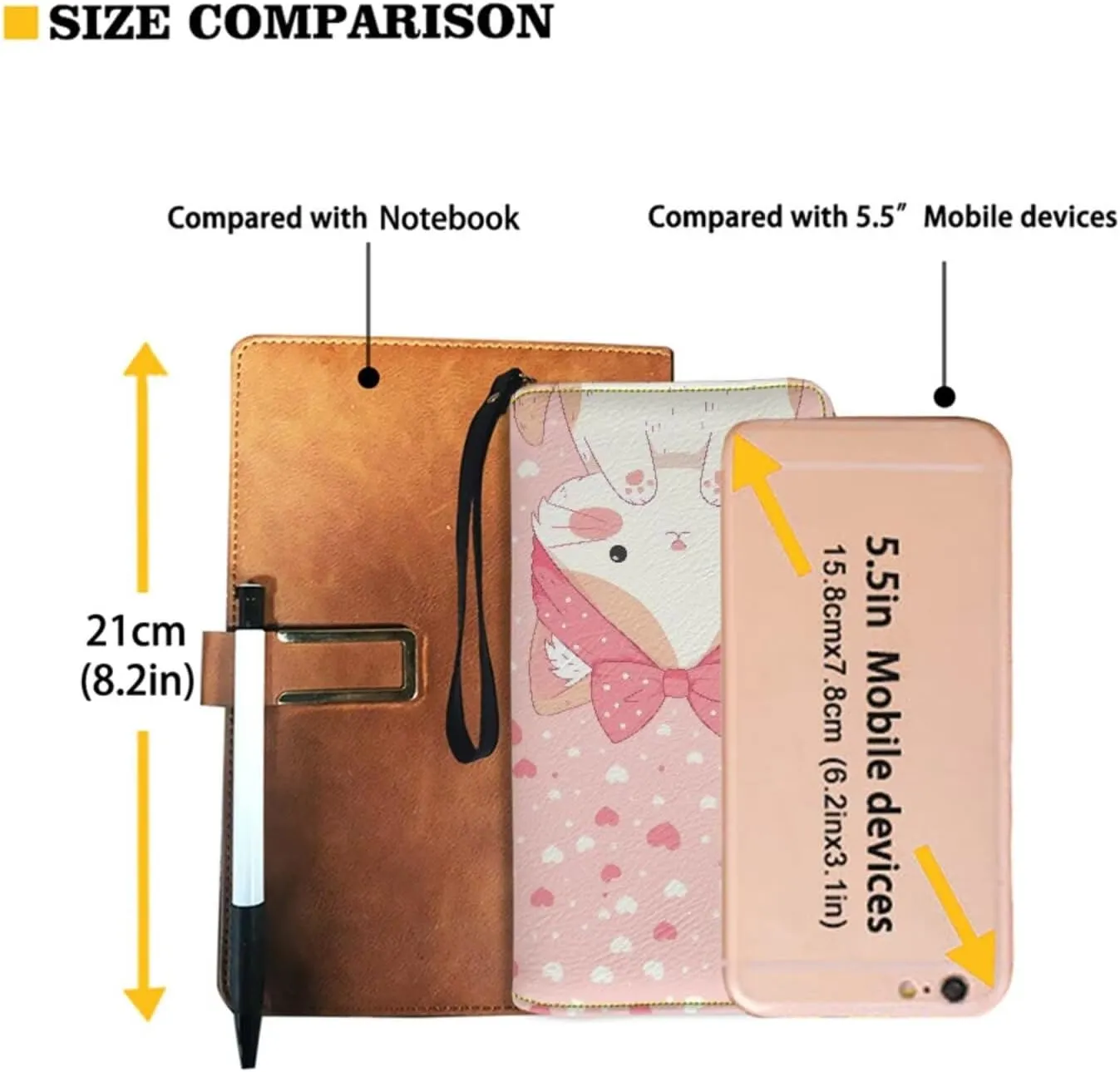Leather Purses 2Pcs, Fashion Shoulder Bag with Belt Wallet Set of 2 Lightweight & Portable for Independence Day
