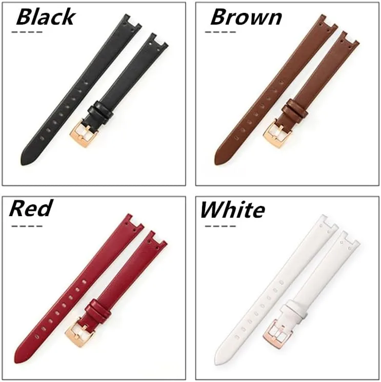 Leather Watch Strap For Anne Klein AK1950 9442 9918 9168 Series Notch Watch band Accessories