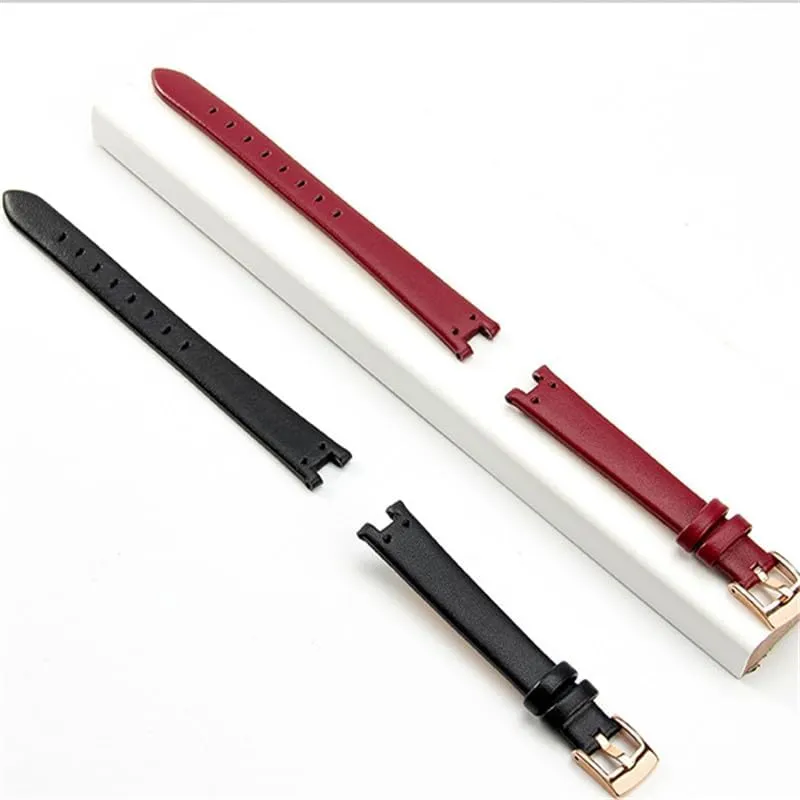 Leather Watch Strap For Anne Klein AK1950 9442 9918 9168 Series Notch Watch band Accessories