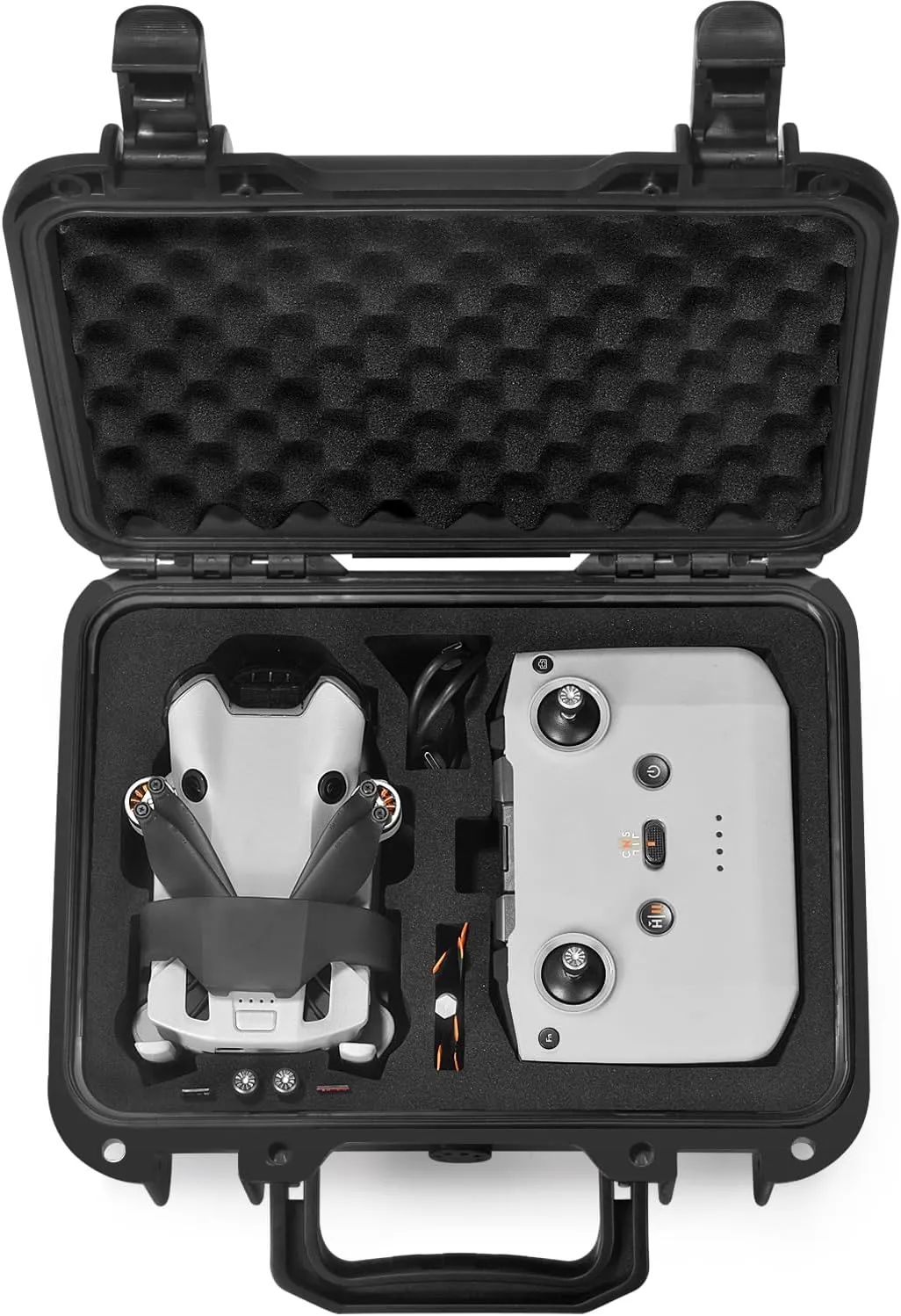 Lekufee Travel Waterproof Hard Case for DJI Mini 4 Pro/3 Pro/3 Drone & RC N3/N2/N1 and Accessories (Case Only)