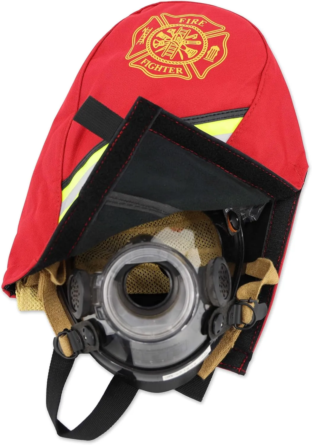 Lightning X Fireman's SCBA Air Pak Respirator Firefighter Mask Face Piece Bag for First Responder