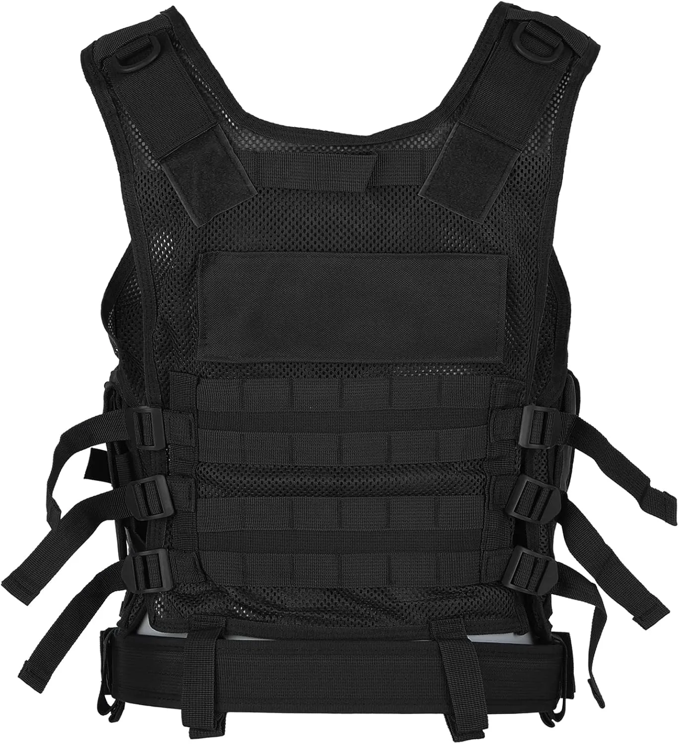 Lixada Tactical Vest Lightweight Breathable Polyester Sports Vest Outdoor Training Vest Adjustable for Adults