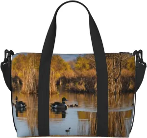 Loon Nature Bird Print Fashionable Handbag Crossbody Bag,Perfect For Travel,Weekend Getaways And Daily Use