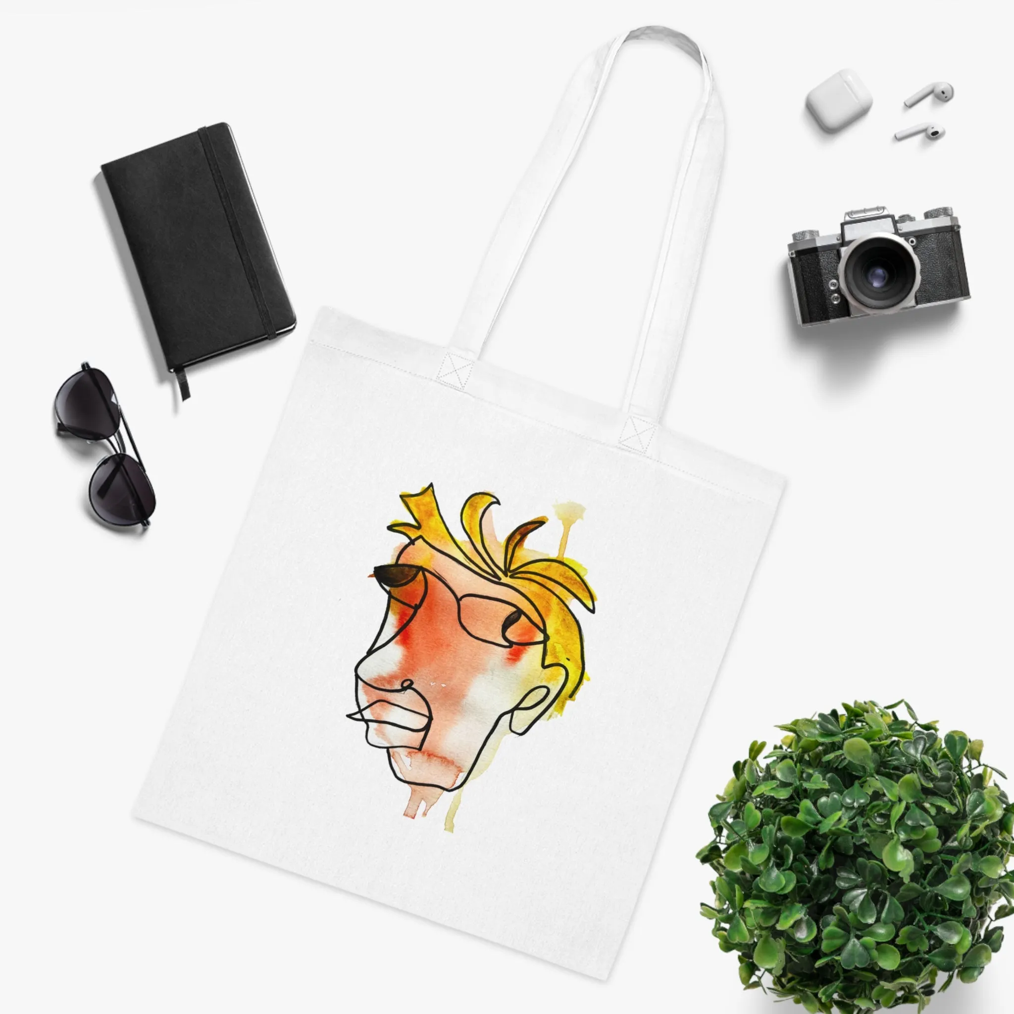 Loud - Versatile 100% Cotton Tote: Vibrant Colors, Light & Practical