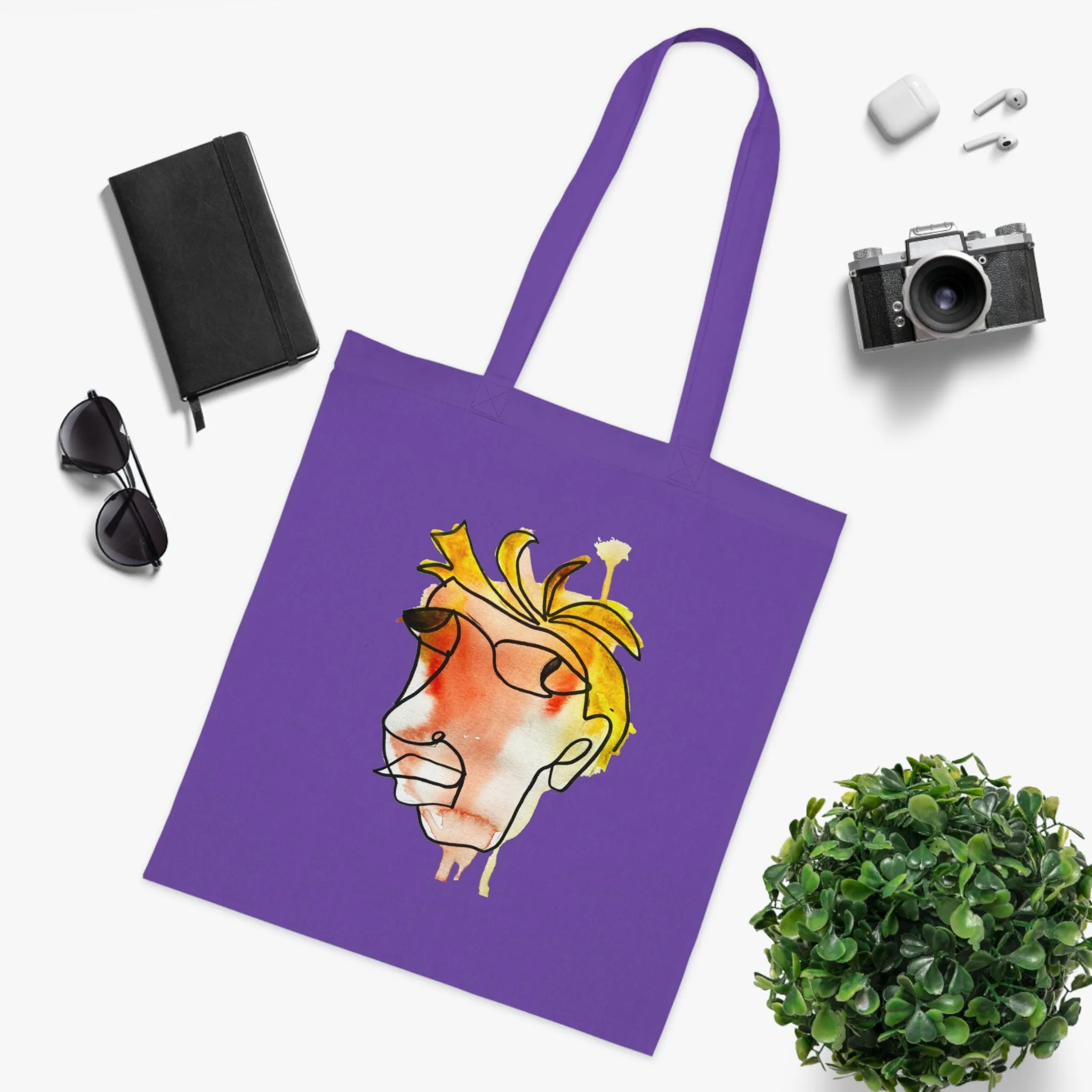Loud - Versatile 100% Cotton Tote: Vibrant Colors, Light & Practical