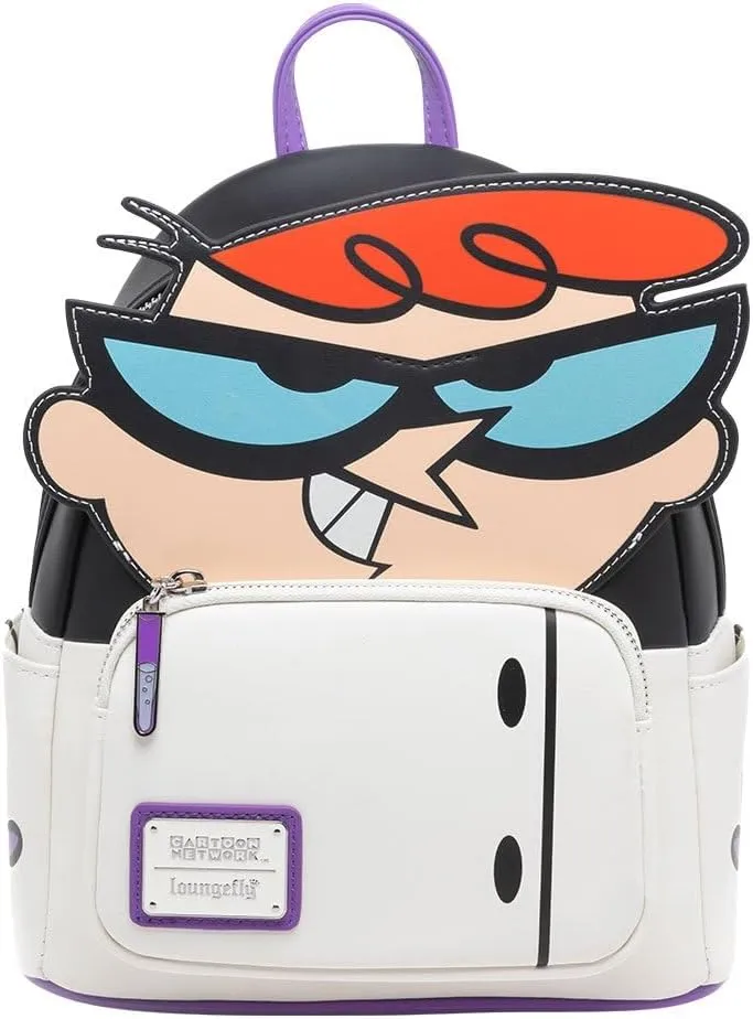 Loungefly Cartoon Network Dexter Glow in the Dark Cosplay Womens Backpack