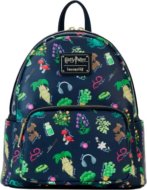 Loungefly Harry Potter Herbology Mini Backpack Shoulder Bag Handbag Faux Leather