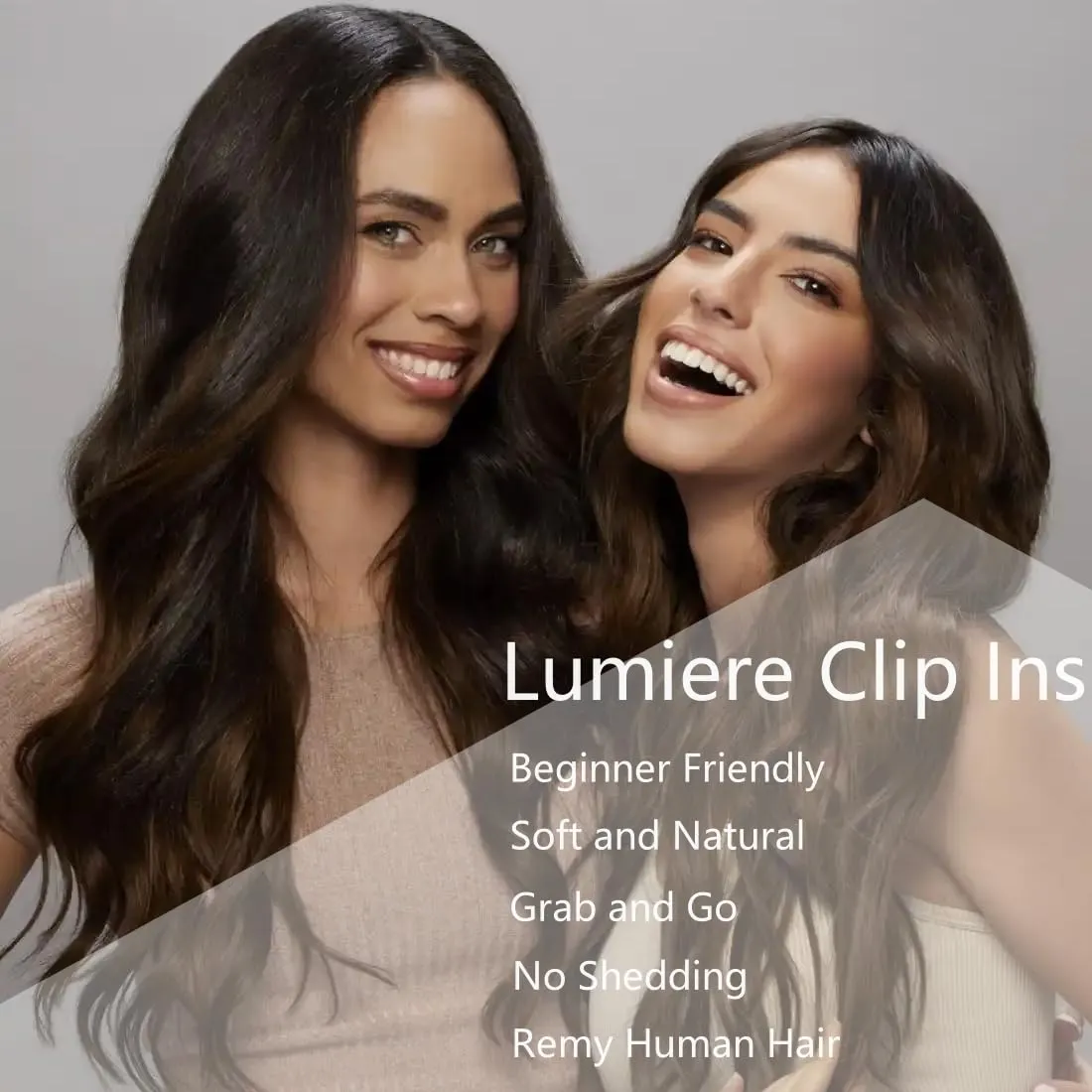 LUMIERE Clip In Hair Extensions Dark Brown Body Wave Human Hair Clip In Extensions For Black Women Seamless Clip Ins 8 Pcs 20 Clips 120g Double Wefts Brown Color #2 22 Inch