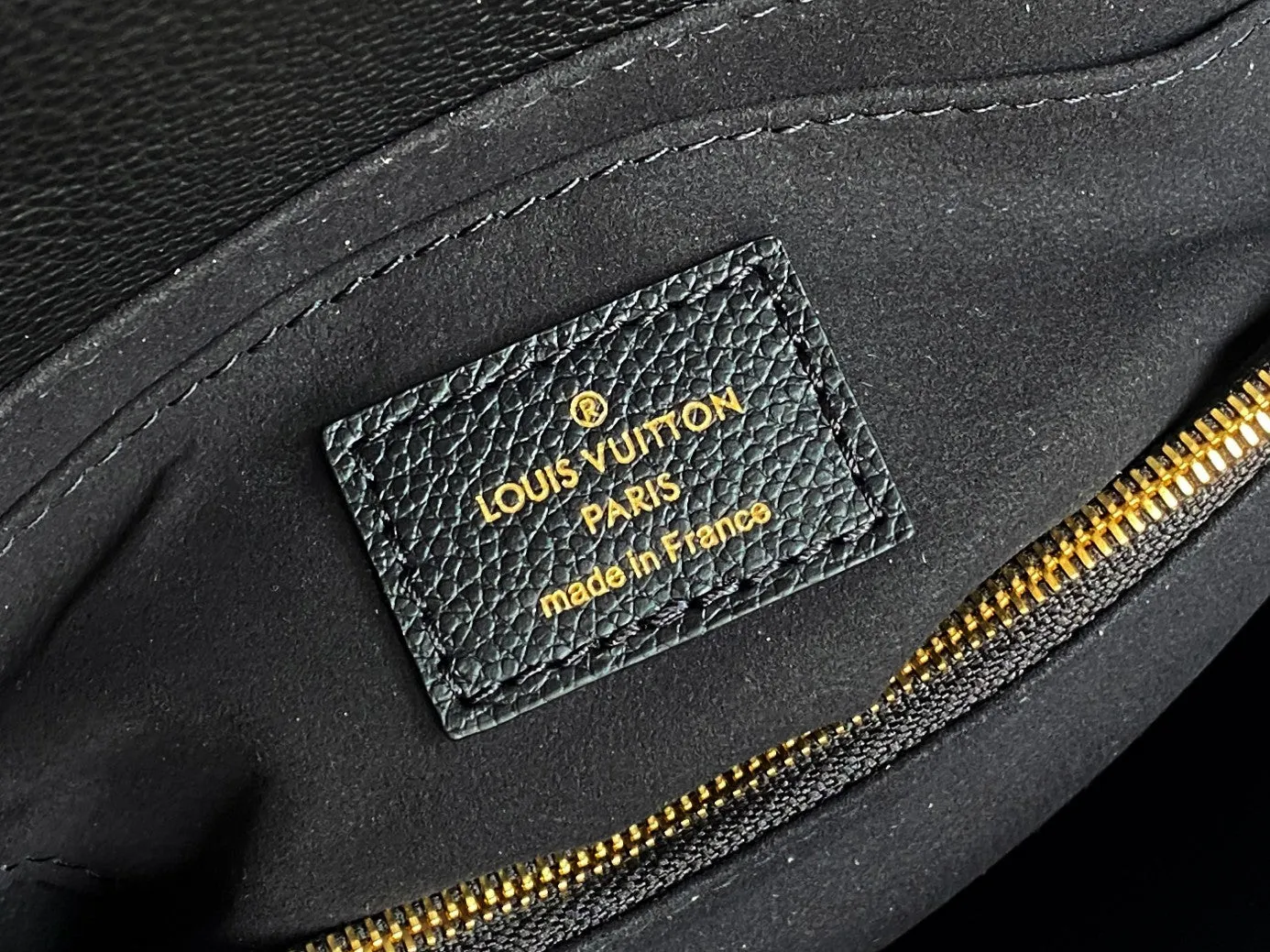 MADELEINE BLACK MONOGRAM EMPREINTE LEATHER