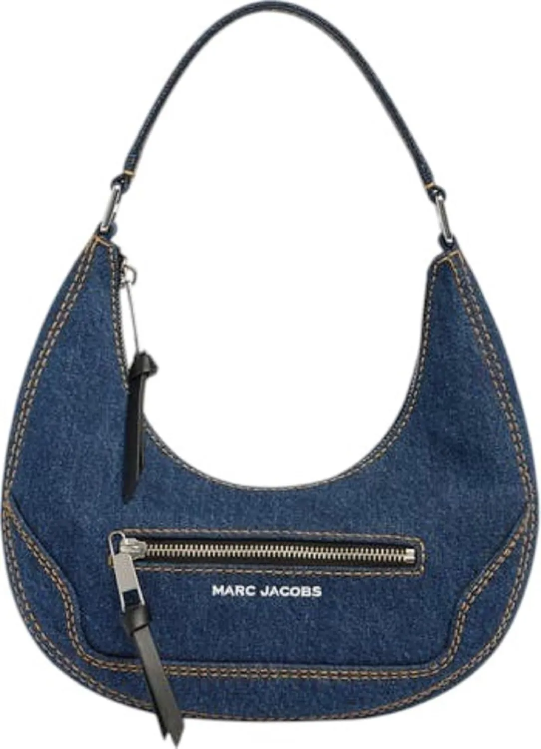 Marc Jacobs Crinkle Cruiser Cresent Top Zip Shoulder Bag